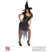 Ladies Wicked Witch Costume Medium Uk 10-12 For Halloween Fancy Dress