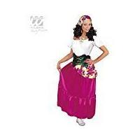 Ladies Gipsy Pink Skirt Costume Extra Large Uk 18-20 For Medieval Princess
