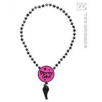 Ladies Party Girl Whistle Necklace Accessory For Hen Party Weekend Fancy Dress