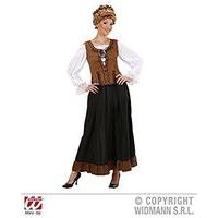 ladies peasant girl costume extra large uk 18 20 for medieval royalty  ...