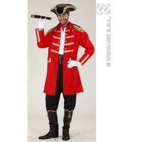 large adults red pirate costume