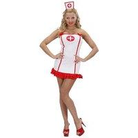 Ladies Lycra White Nurse Costume Large Uk 14-16 For Er Gp Hospital Fancy Dress