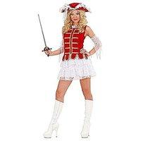 Ladies Musketeer Girl (dress Sleeves) Costume Medium Uk 10-12 For Medieval