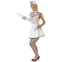 ladies nurse costume extra large uk 18 20 for er gp hospital fancy dre ...