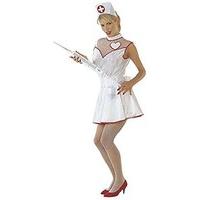 Ladies Nurse Costume Large Uk 14-16 For Er Gp Hospital Fancy Dress