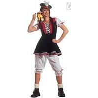 Ladies Bavarian Lady Costume Medium Uk 10-12 For Tv Cartoon & Film Fancy Dress