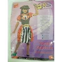 Large Girl\'s Pirate Captain Costume