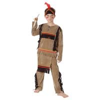 Large Boys Deluxe Indian Costume
