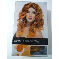 Ladies Glamour Wig Auburn Red Wavy Long Curly Hair Fancy Dress Prop Sexy Costume