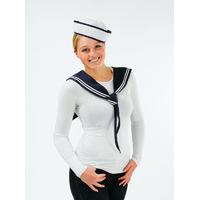 Ladies Sailor Girl Hat & Scarf Set