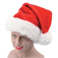 Ladies Soft Glitter Santa Hat