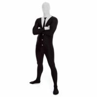 Large Black Slenderman Suit Official Morphsuit