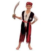 Large Boys Pirate Boy Jim Costume