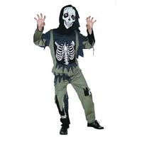 Large Childrens Skeleton Zombie Costume