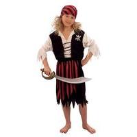 Large Girls Pirate Girl Costume