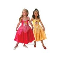 Large Girls Sleeping Beauty To Golden Belle Reversible Costume