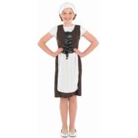 Large Girls Tudor Girl Costume