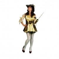 Large Ladies Captain Nauti Lass Pirate Costume By Morpsuits