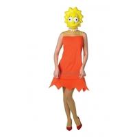 large ladies lisa simpson costume