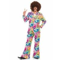 large mens psychedelic suit costume