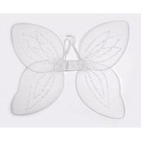 Large White Netted Angel Wings