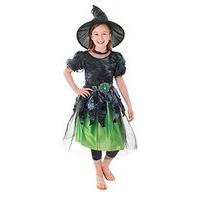 Large Green & Black Girls Mysteria The Witch Costume