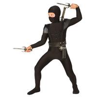 Large Adult\'s Black Ninja Bodysuit