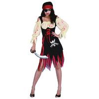 Ladies Pirate Zombie Wench Costume