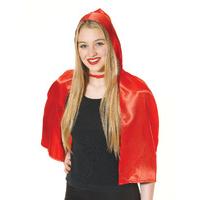 ladies red riding hood cape