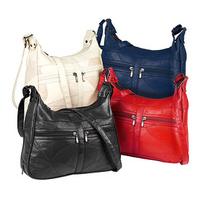 ladies patch leather shoulder bag buy 1 get 1 free