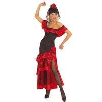 ladies senorita costume large uk 14 16 for spanish spain fancy dress