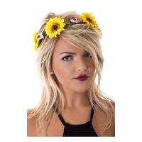 Large Sunflower Floral Hairband