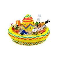 large inflatable sombrero party drinks cooler