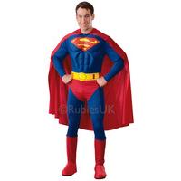 Large Superman Costume With Muscle Chest