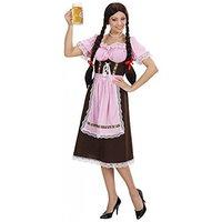 Ladies Heavy Fabric Bavarian Woman Costume Medium Uk 10-12 For Regency 17th