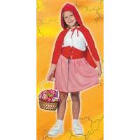 Large Girls Red Riding Hood Costume