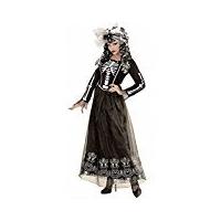 Large Black Ladies Skeleton Costume