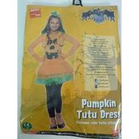 Large Girls Pumpkin Tutu Dress Costume