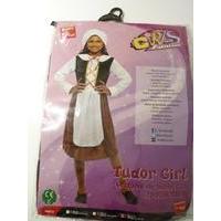 Large Brown Girls Tudor Girl Costume