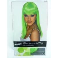 Ladies Green Glamourama Wig