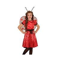 Ladybug Girl - Childrens Fancy Dress Costume - Small - Age 5-7 - 128cm