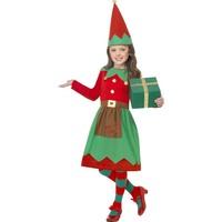 Large Girls Santa\'s Little Helper Elf Costume