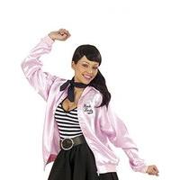 Ladies Pink 50s Lady Jacket Costume Extra Large Uk 18-20 For 50s Rock N Roll