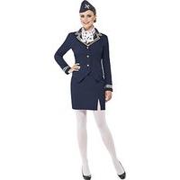 Large Women\'s Airways Attendant Costume