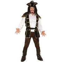 large mens pirate captain costume
