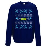 large adults batman christmas jumper