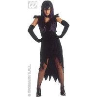 ladies dark mistress costume extra large uk 18 20 for halloween fancy  ...