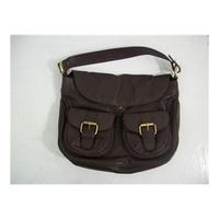 laura ashley brown leather handbag