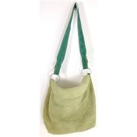 Laura Ashley Sorbet Green Suede Bag