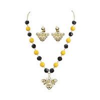 ladies bee necklace earring set